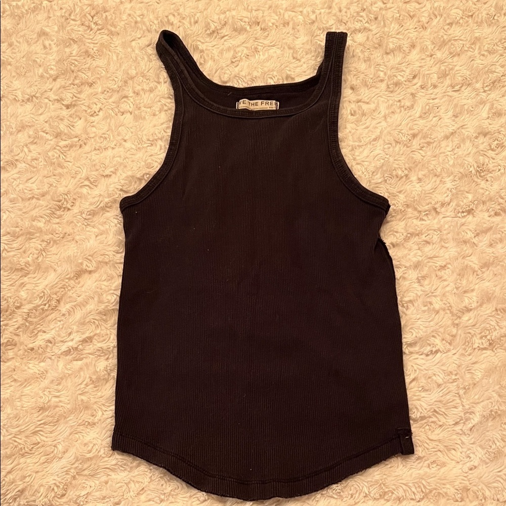 Free People Classic Black Tank Top